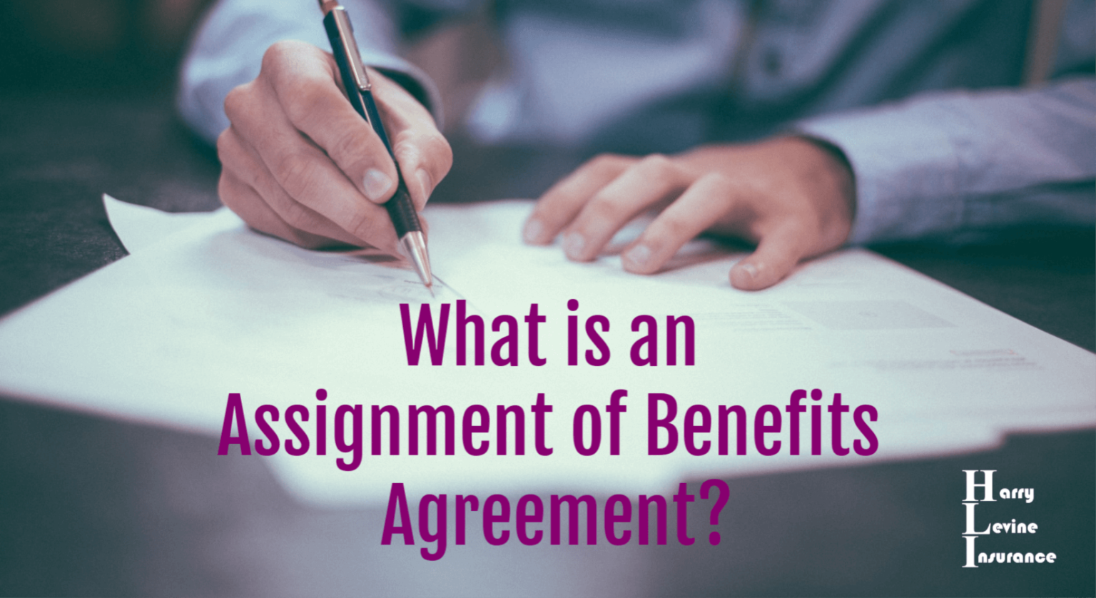 assignment of benefits in meaning